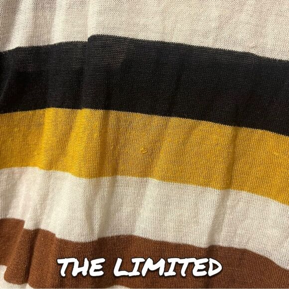 Preowned The Limited Striped Button-Side Sweater - Size Small - Picture 5 of 7